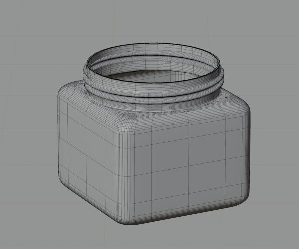 Cream jar 03