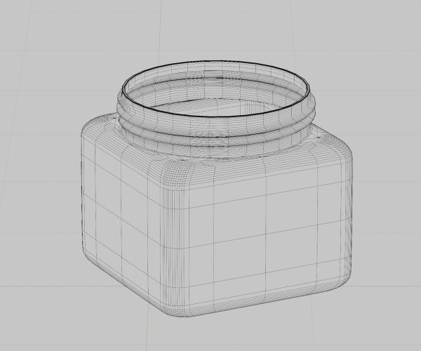 Cream jar 03