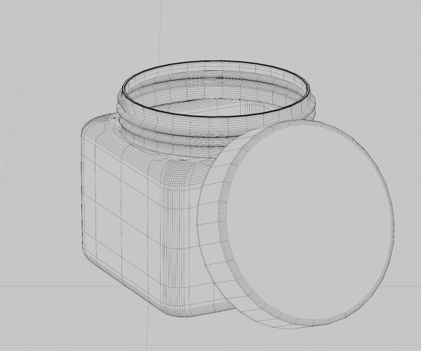 Cream jar 03