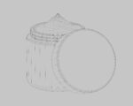 Cream jar High quality 3d model