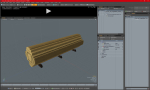 Cross and Longitudinal Section of Wood