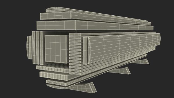 Cross and Longitudinal Section of Wood