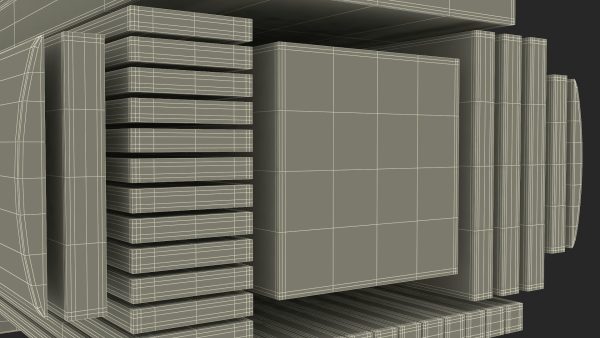 Cross and Longitudinal Section of Wood