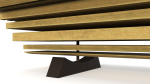 Cross and Longitudinal Section of Wood