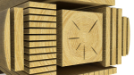 Cross and Longitudinal Section of Wood