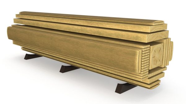Cross and Longitudinal Section of Wood