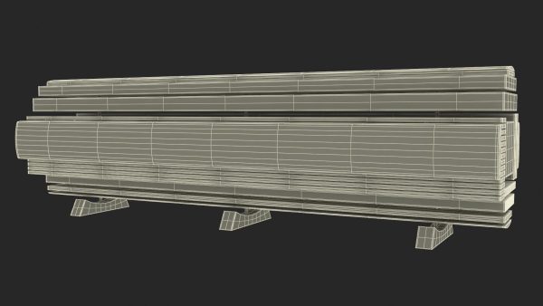 Cross and Longitudinal Section of Wood