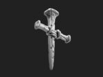 Cross  of nails 3d model for 3d printing 3D print model
