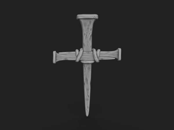 Cross  of nails 3d model for 3d printing 3D print model
