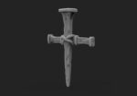 Cross  of nails 3d model for 3d printing 3D print model