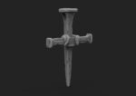Cross  of nails 3d model for 3d printing 3D print model