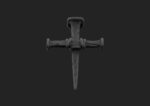 Cross  of nails 3d model for 3d printing 3D print model