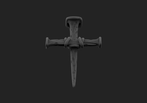 Cross  of nails 3d model for 3d printing 3D print model