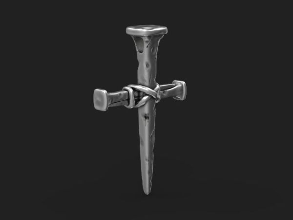 Cross  of nails 3d model for 3d printing 3D print model