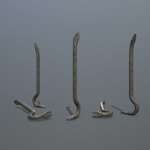 crowbar-3d-model-low-poly-obj