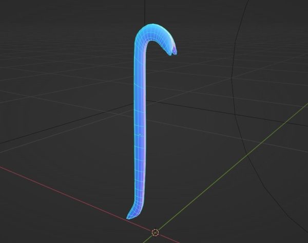 Crowbar Lowpoly Gameready 3d Model PBR Textures