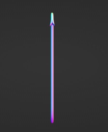 Crowbar Lowpoly Gameready 3d Model PBR Textures