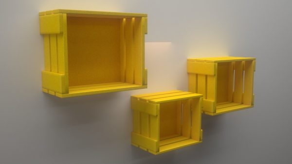 Cubic Wall Mounted Shelf Model for 3D Print