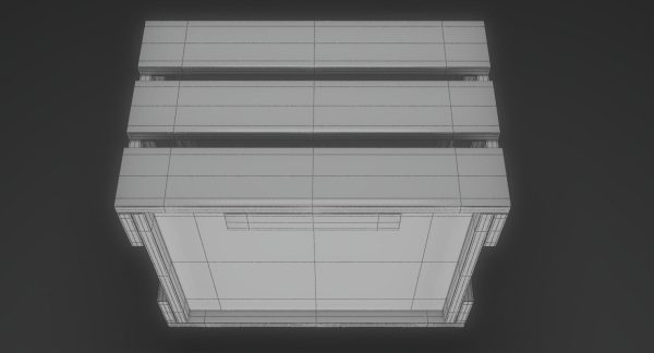 Cubic Wall Mounted Shelf Model for 3D Print
