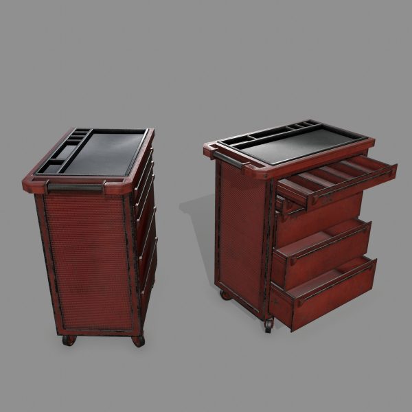 Cupboard dresser with drawers