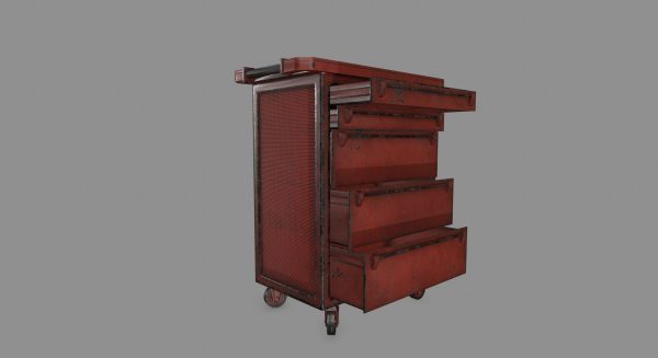 Cupboard dresser with drawers