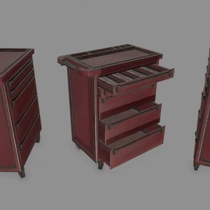 Cupboard cabinet with drawers