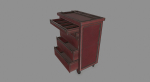 Cupboard cabinet with drawers