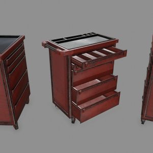 Cupboard dresser with drawers
