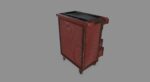 Cupboard dresser with drawers