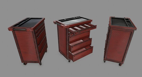 Cupboard dresser with drawers