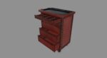Cupboard dresser with drawers