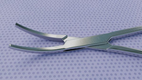 Curved Hemostatic forceps