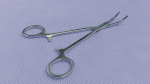 Curved Hemostatic forceps