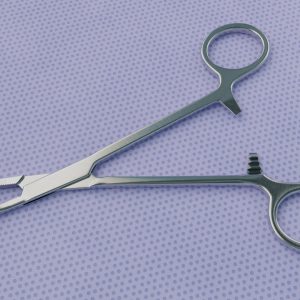 Curved Hemostatic forceps