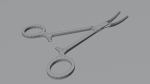 Curved Hemostatic forceps