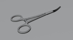 Curved Hemostatic forceps