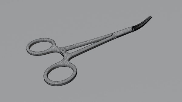 Curved Hemostatic forceps