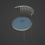 Curved Iron Chair 01