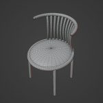 Curved Iron Chair 02