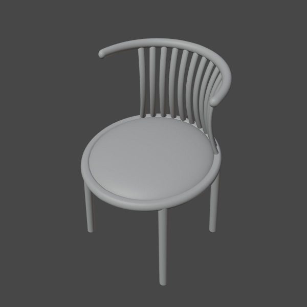 Curved Iron Chair 02