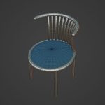 Curved Iron Chair 02