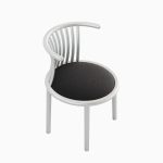 Curved Iron Chair 03