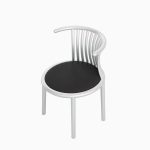 Curved Iron Chair 03