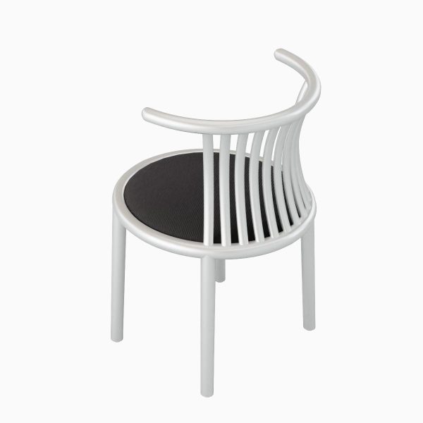 Curved Iron Chair 03