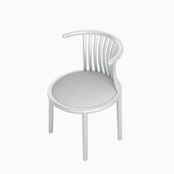 Curved Iron Chair 04
