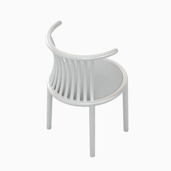 Curved Iron Chair 04