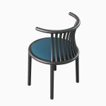 Curved Iron Chair B 01