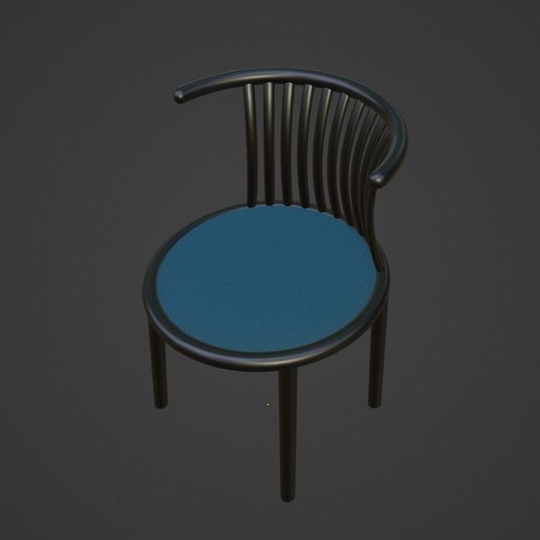 Curved Iron Chair B 01