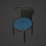 Curved Iron Chair B 01
