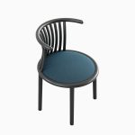 Curved Iron Chair B 01